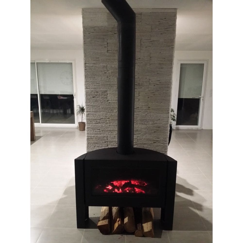 Invicta® Itaya Wood Burning Stove Cast Iron Fire place SAMPLE PHOTO