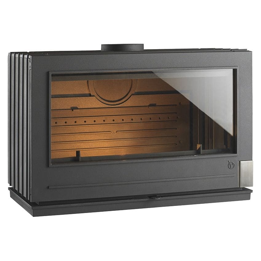 Invicta Preston Single sided Glass Wood burning stove FRONT VIEW