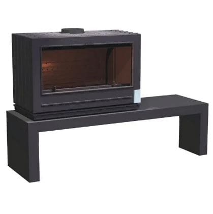 Invicta® Support Bench - Steel, Italian Made and Designed FRONT VIEW