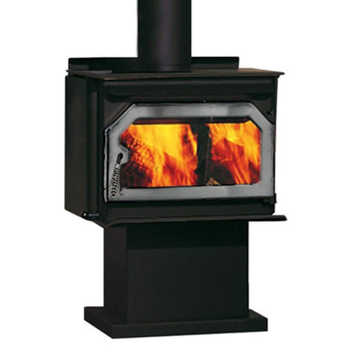 IronStrike Striker S160 Wood-Burning Stove S160 FRONT AND SIDE VIEW