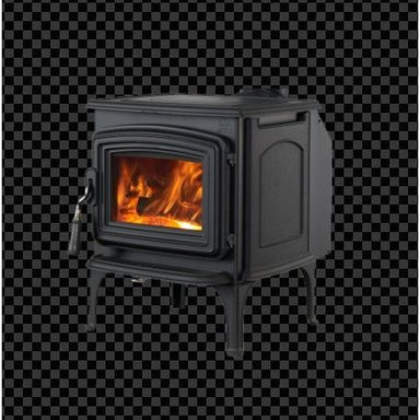 Jotul F 55 V2 Carrabassett Wood Stove FRONT AND SIDE VIEW