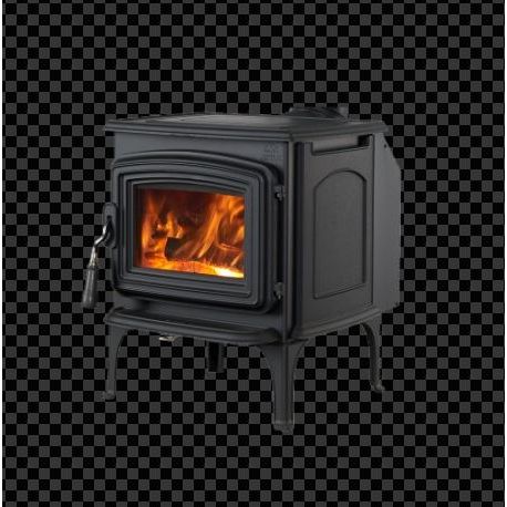 Jotul F 55 V2 Carrabassett Wood Stove FRONT AND SIDE VIEW