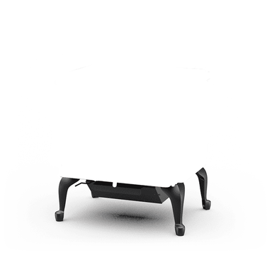 Leg Model - Vista Freestanding Wood Stove - Leg Options - (PELEGSBKA) Metallic Black Legs  STANDEE