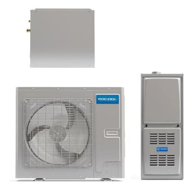 MRCOOL 2-3 Ton Central Air Conditioner and 80% AFUE, 88K BTU Gas Furnace Split System - Upflow or Horizontal (CS-MD36-MGM8090-MDU36) COMPLETE SET