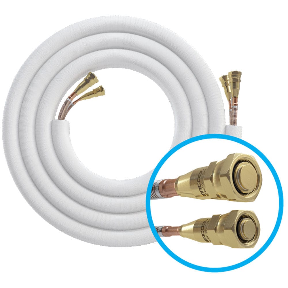 MRCOOL 25 ft. Pre-Charged 38 x 34 No-Vac Quick Connect Line Set for Central Ducted and Universal Series, CABLE CONNECTOR