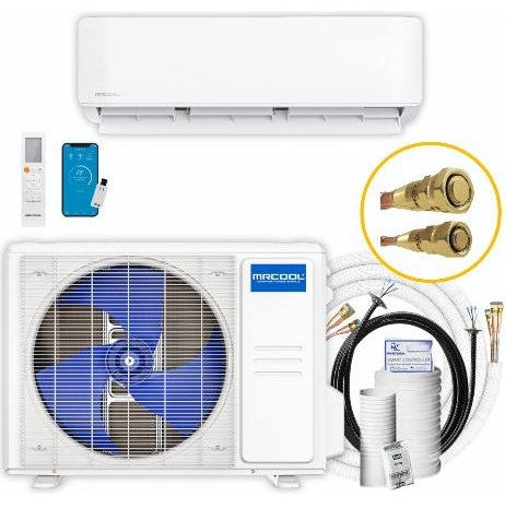 MRCOOL DIY 12K BTU Ductless Mini Split Heat Pump Complete System, Energy Star, 4th Gen, DIY-12-HP-WM-115C25