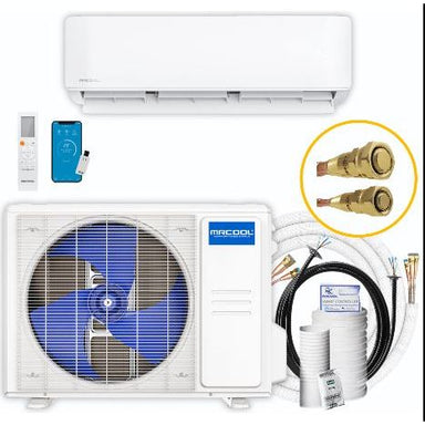 MRCOOL DIY 12K BTU Ductless Mini Split Heat Pump Complete System, Energy Star, 4th Gen, DIY-12-HP-WM-115C25 COMPLETE SET