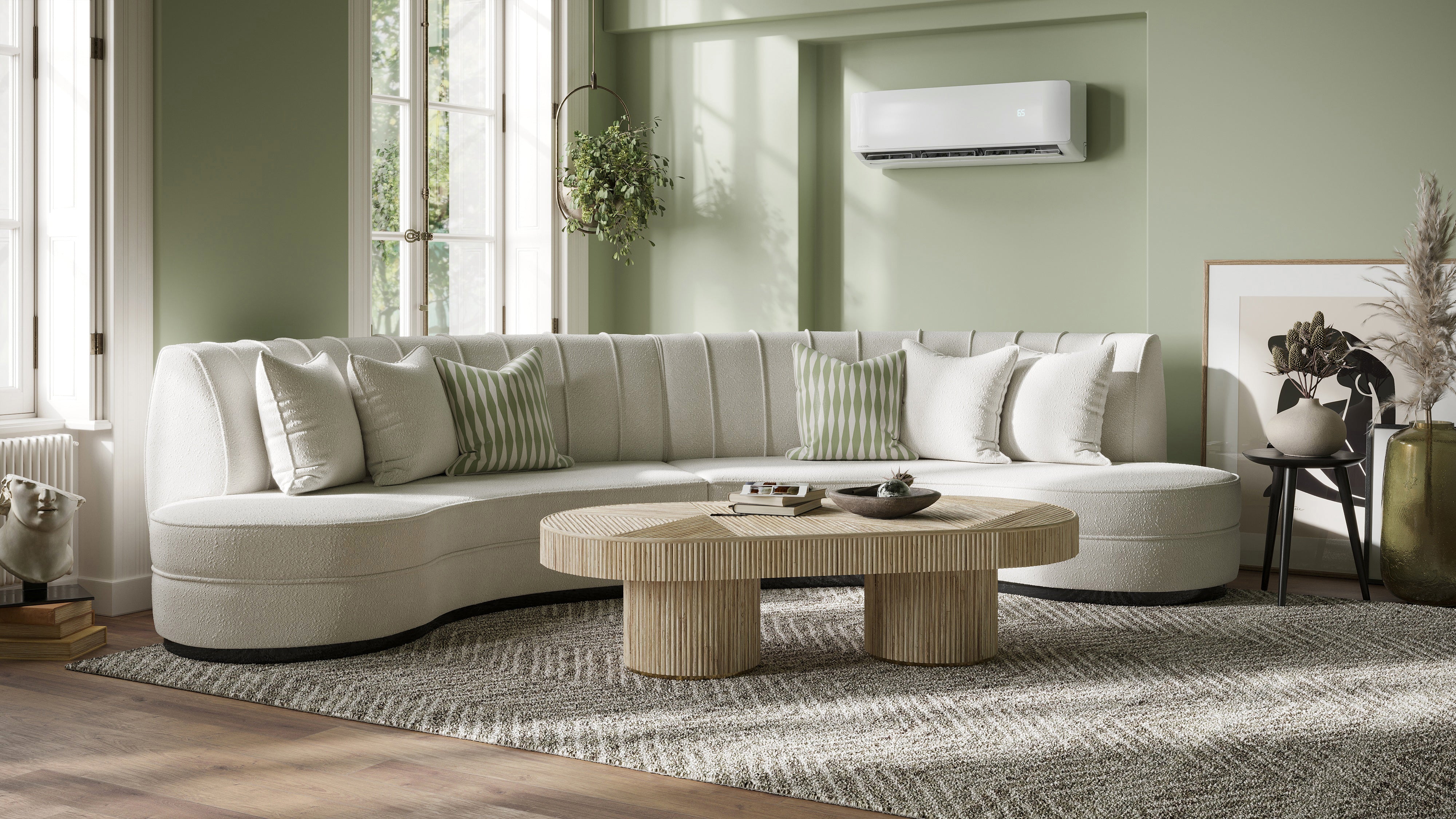 MRCOOL DIY® 5th Gen E Star 36,000 BTU Single Zone Mini Split Complete System with 25ft. Line Set 230V, DIY-36-HP-WM-230D25-O mrcool Included in your order in living room