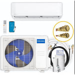 MRCOOL DIY Mini Split - 18,000 BTU 2 Zone Ceiling Cassette Ductless Air Conditioner and Heat Pump with 16 and 35 ft. Install Kit, DIYM218HPC00C02