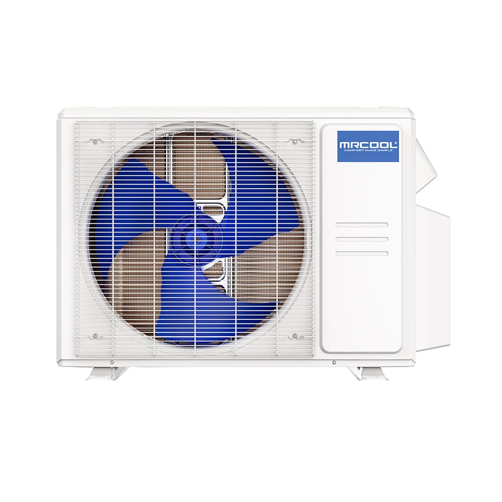 MRCOOL DIY Mini Split - 18,000 BTU 2 Zone Ceiling Cassette Ductless Air Conditioner and Heat Pump with 25 ft. Install Kit, DIYM218HPC00C07 FRONT VIEW