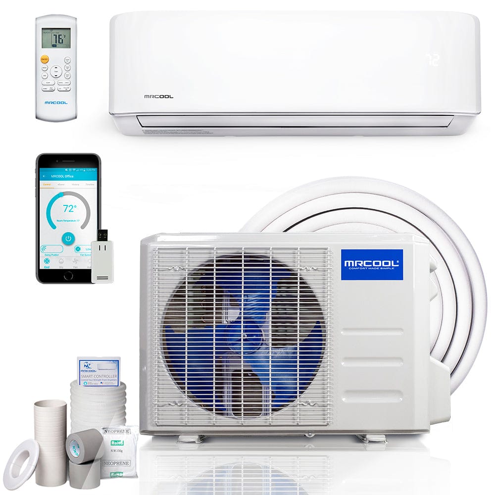 MRCOOL Advantage 4th Gen 36K BTU Ductless Single Zone Mini Split (HVAC Technician Required), A-36-HP-230C COMPLETE SET