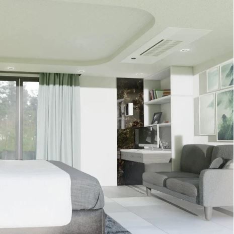 MRCOOL DIY Mini Split - 30,000 BTU 3 Zone Ceiling Cassette Ductless Air Conditioner and Heat Pump, DIY-BC-327HP090912 SAMPLE PHOTO