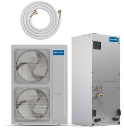 MRCOOL Universal 4-5 Ton 18 SEER Central Heat Pump Split System with 50 ft. Lineset, MDU18048060-50 COMPLETE SET