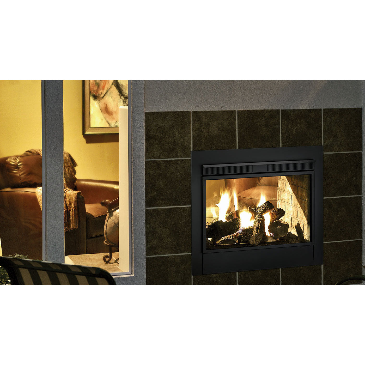 Majestic Twilight Traditional Indoor/Outdoor See-Through Fireplace TWILIGHT-IFT SAMPLE PHOTO