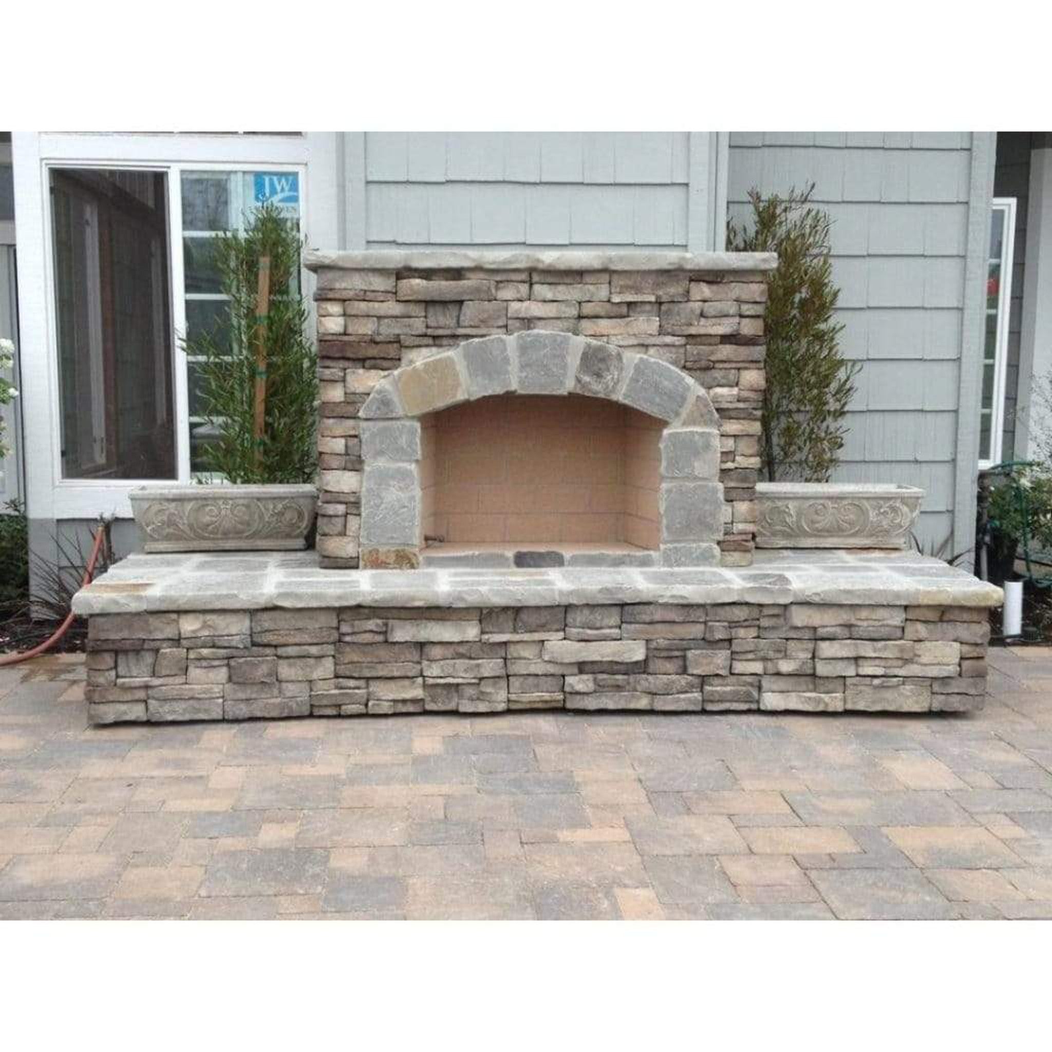 Mason-Lite 39" Pre-Cast Masonry Firebox Kit SAMPLE PHOTO