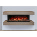 Modern Flames Landscape Pro 58'' Electric Fireplace Wall Mount Studio Suite | Coastal Sand FRONT VIEW