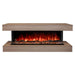 Modern Flames Landscape Pro 58'' Electric Fireplace Wall Mount Studio Suite | Coastal Sand FRONT VIEW