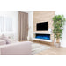 Modern Flames Landscape Pro 58'' Electric Fireplace Wall Mount Studio Suite | White Ready to Paint SAMPLE PHOTO