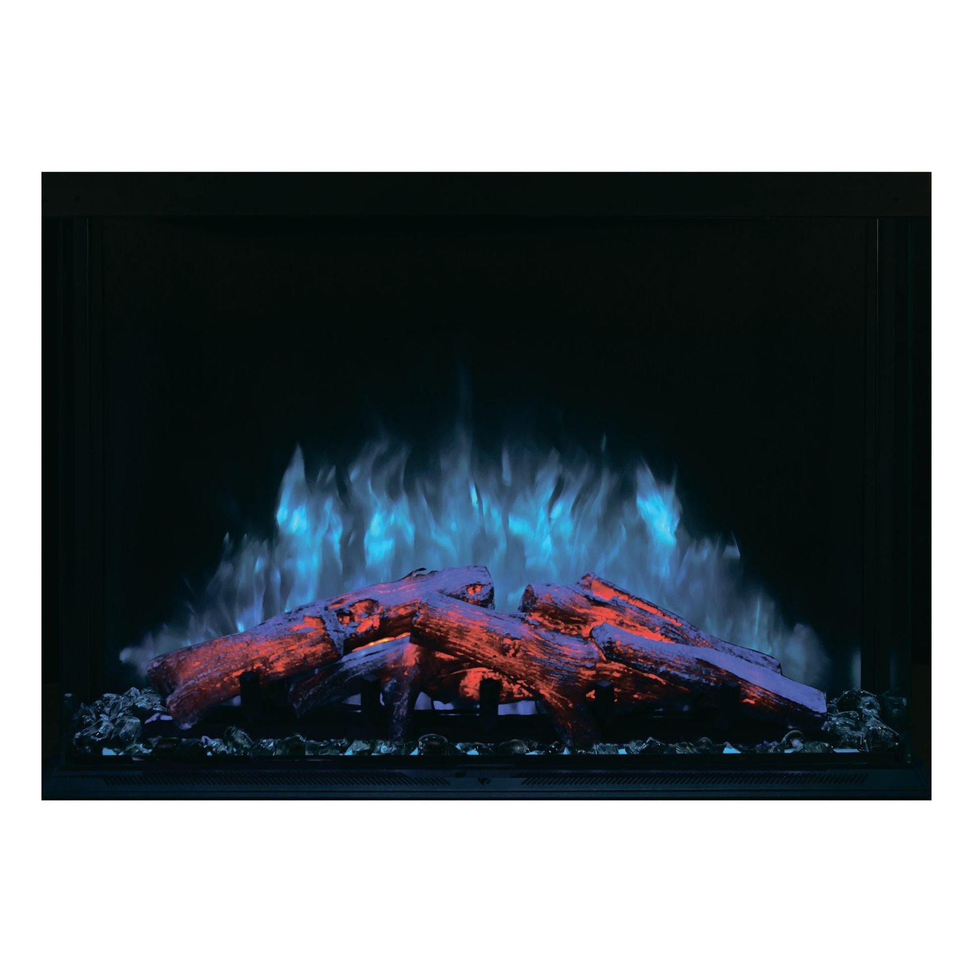 Modern Flames Sedona Pro Multi 36 3-Sided  2-Sided Built In Electric Firebox FRONT VIEW