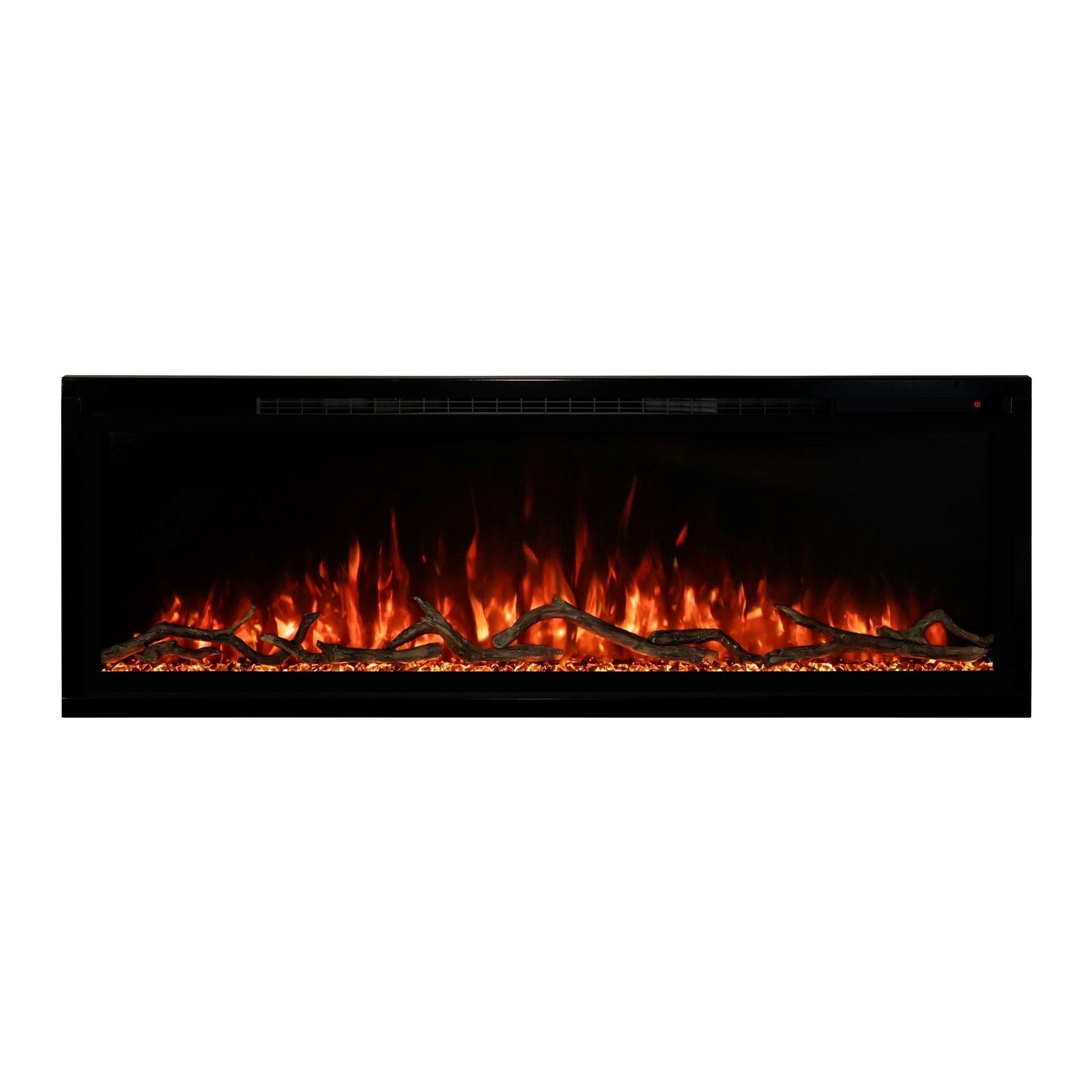 Modern Flames Spectrum Slimline 74'' Wall Mount / Recessed Linear Electric Fireplace COLOR OPTION