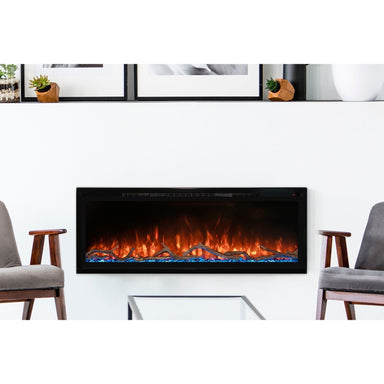 Modern Flames Spectrum Slimline 100'' Wall Mount / Recessed Linear Electric Fireplace SAMPLE PHOTO