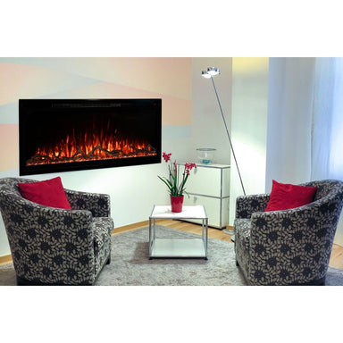 Modern Flames Spectrum Slimline 100'' Wall Mount / Recessed Linear Electric Fireplace SAMPLE PHOTO