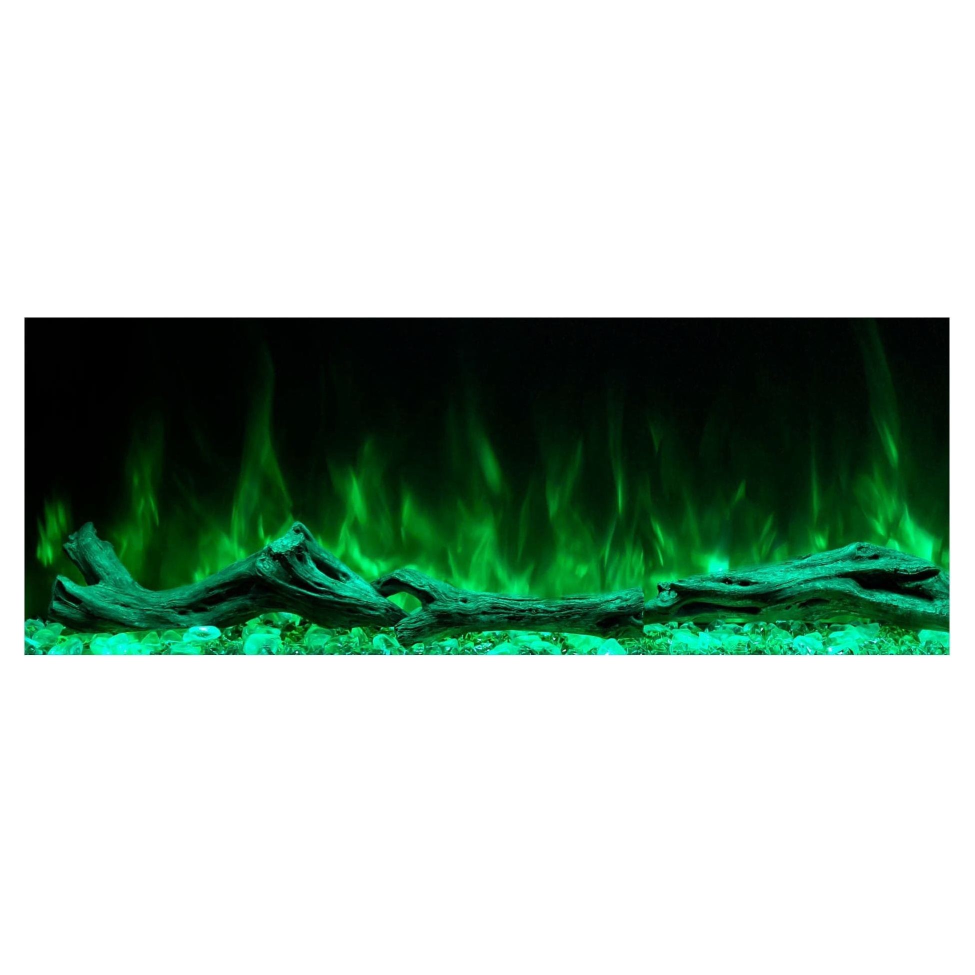 Modern Flames Landscape Pro 94'' Electric Fireplace Wall Mount Studio Suite | White Ready to Paint COLOR OPTION