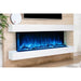 Modern Flames Landscape Pro 94'' Electric Fireplace Wall Mount Studio Suite | White Ready to Paint SAMPLE PHOTO