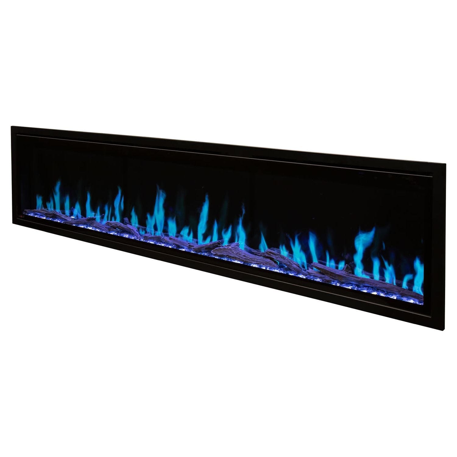 Modern Flames Orion Slim 60" Heliovision Virtual Recessed / Wall Mount Electric Fireplace SIDE VIEW