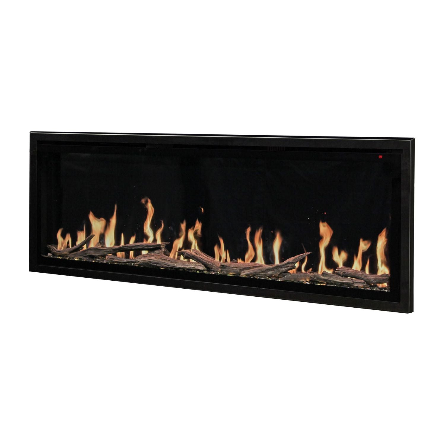 Modern Flames Orion Slim 60" Heliovision Virtual Recessed / Wall Mount Electric Fireplace SIDE VIEW