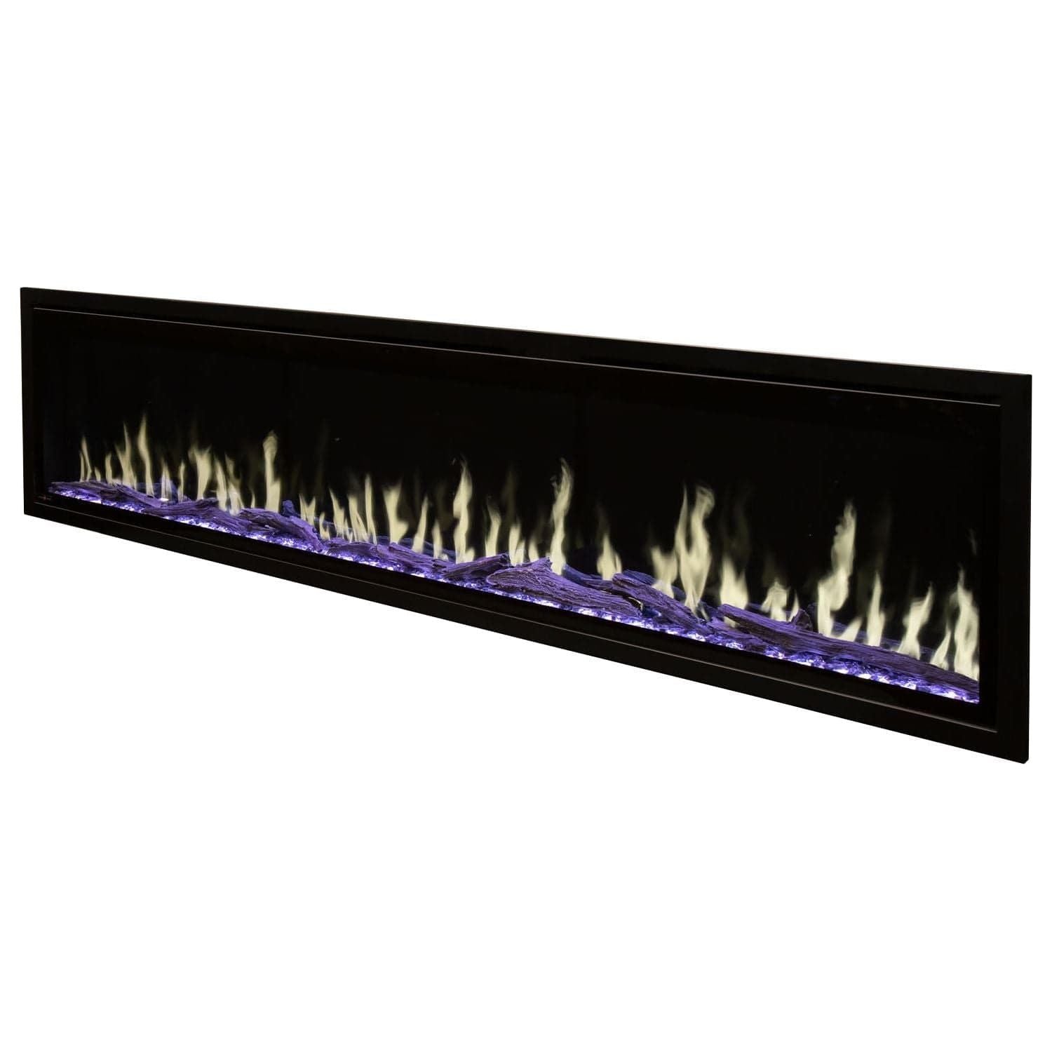 Modern Flames Orion Slim 60" Heliovision Virtual Recessed / Wall Mount Electric Fireplace  SIDE VIEW