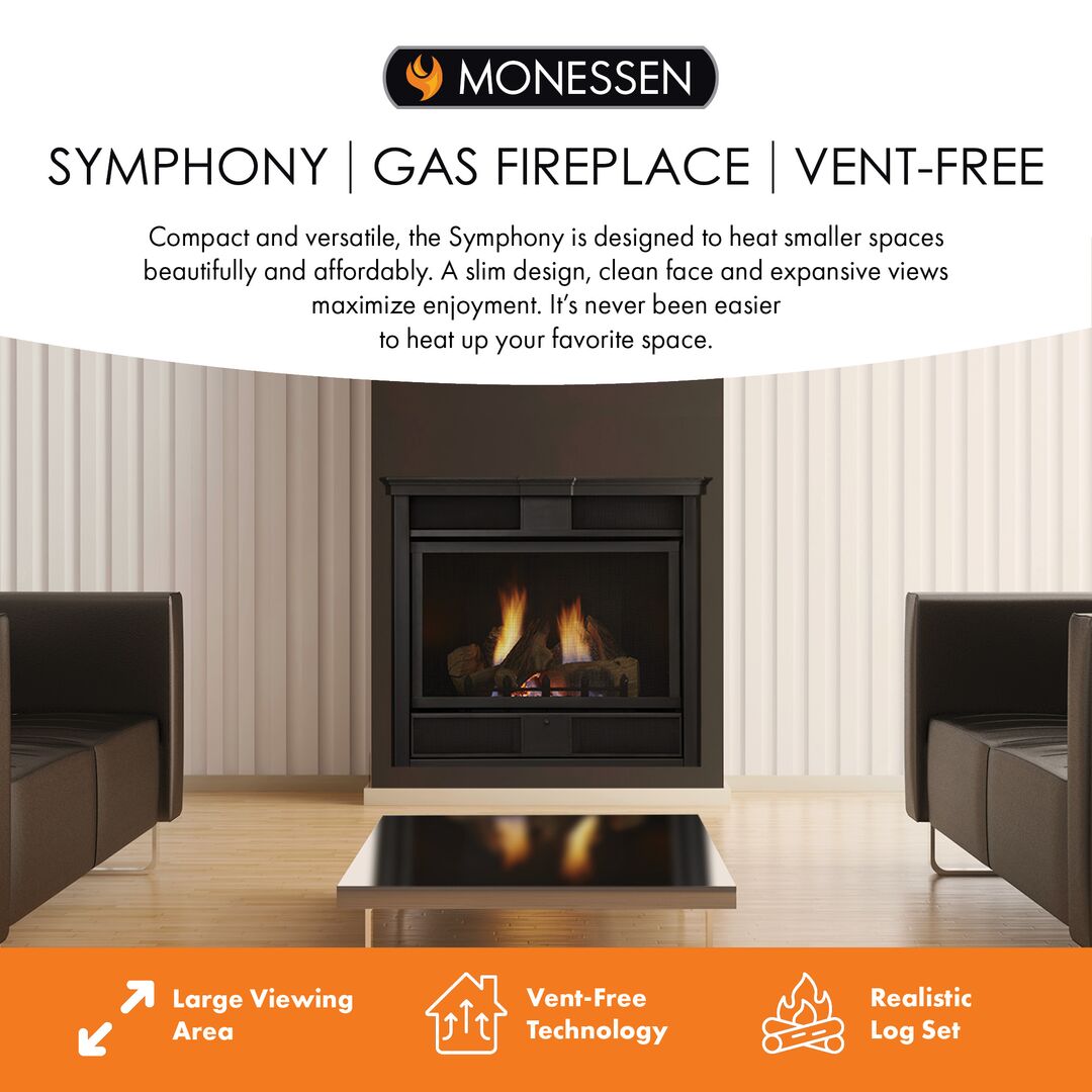 Monessen Symphony 24" Vent Free Gas Fireplace VFC24