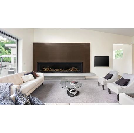 Montigo Distinction D7215 Single Sided Modern Gas Fireplace SAMPLE PHOTO