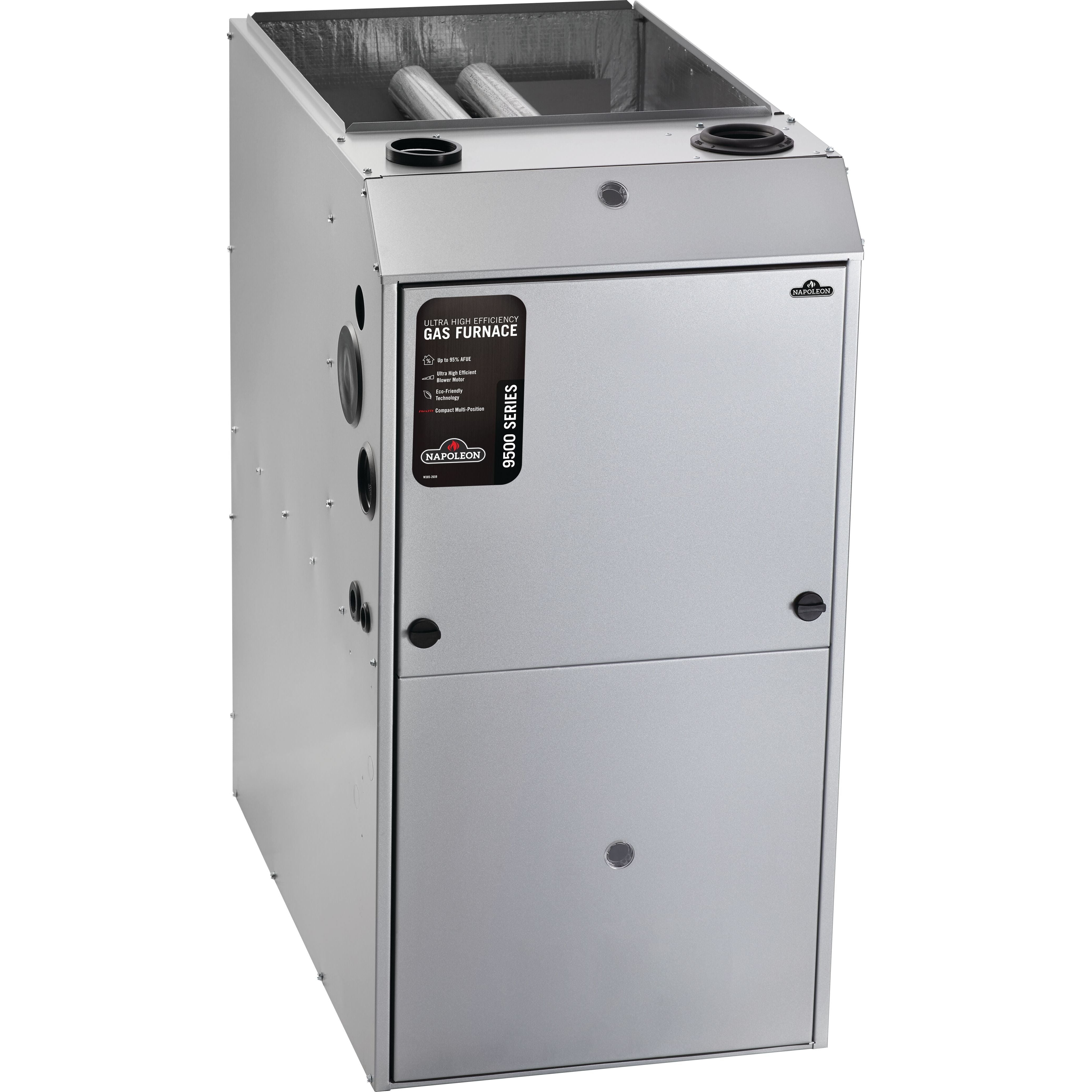 Napoleon High-Efficiency Furnace | 9500 Series Gas Furnace FRONT AND SIDE VIEW