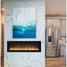 Napoleon AlluraVision 50 inch Slimline Wall Mounted Electric Fireplace - NEFL50CHS-1 SAMPLE PHOTO