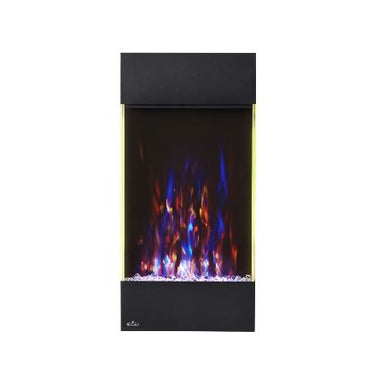 Napoleon Allure 32 Vertical Wall Hanging Electric Fireplace - NEFVC32H FRONT VIEW