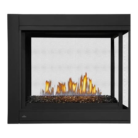 Napoleon Ascent BHD4 Peninsula Direct Vent Gas Fireplace - BHD4 FRONT VIEW