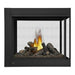 Napoleon Ascent BHD4 Peninsula Direct Vent Gas Fireplace - BHD4 FRONT VIEW