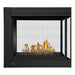 Napoleon Ascent BHD4 Peninsula Direct Vent Gas Fireplace - BHD4 FRONT VIEW