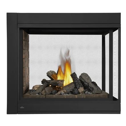 Napoleon Ascent BHD4 Peninsula Direct Vent Gas Fireplace - BHD4 FRONT VIEW