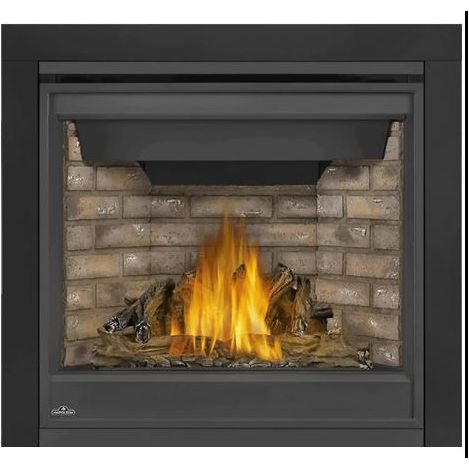 Napoleon Ascent Deep X 42 Traditional Direct-Vent Gas Fireplace - DX42 FRONT VIEW