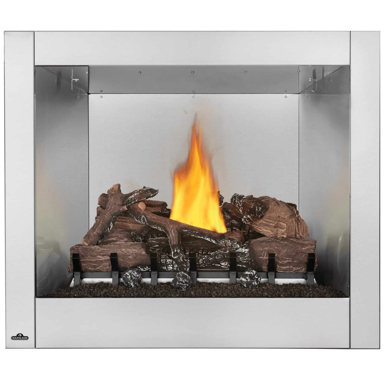 Napoleon Riverside 36 Clean Face Outdoor Gas Fireplace - GSS36CF FRONT VIEW