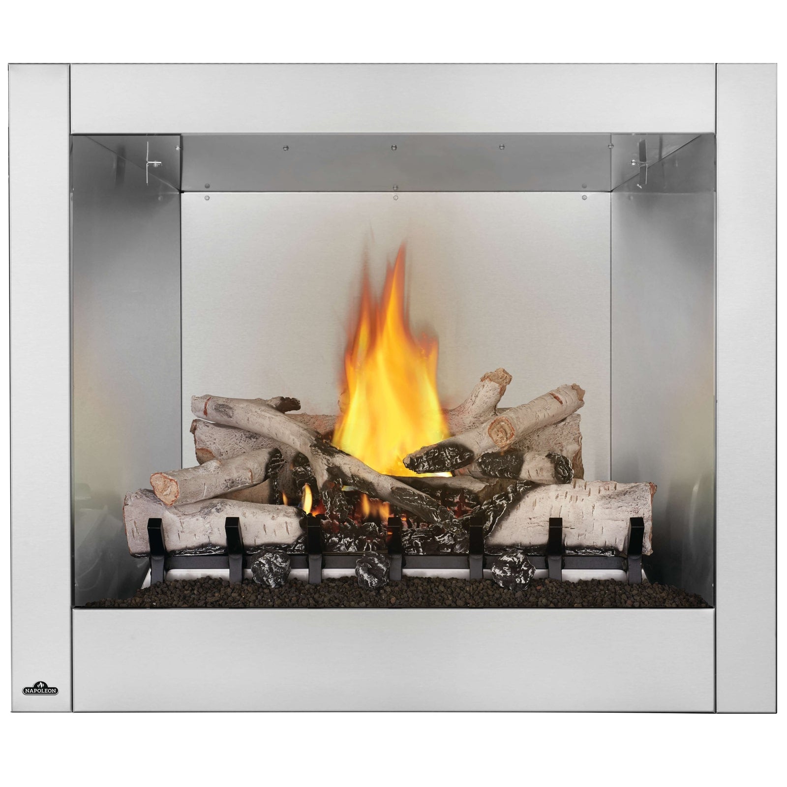 Napoleon Riverside 36 Clean Face Outdoor Gas Fireplace - GSS36CF FRONT VIEW