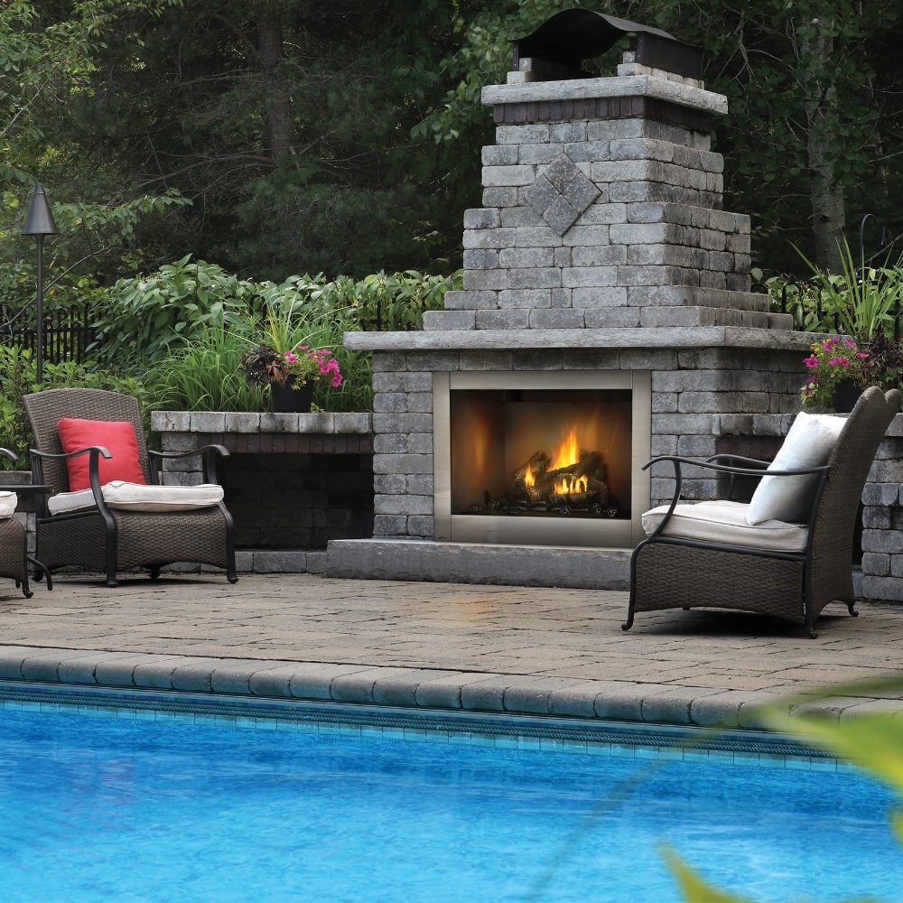 Napoleon Riverside 42 Clean Face Outdoor Gas Fireplace - GSS42CFN SAMPLE PHOTO