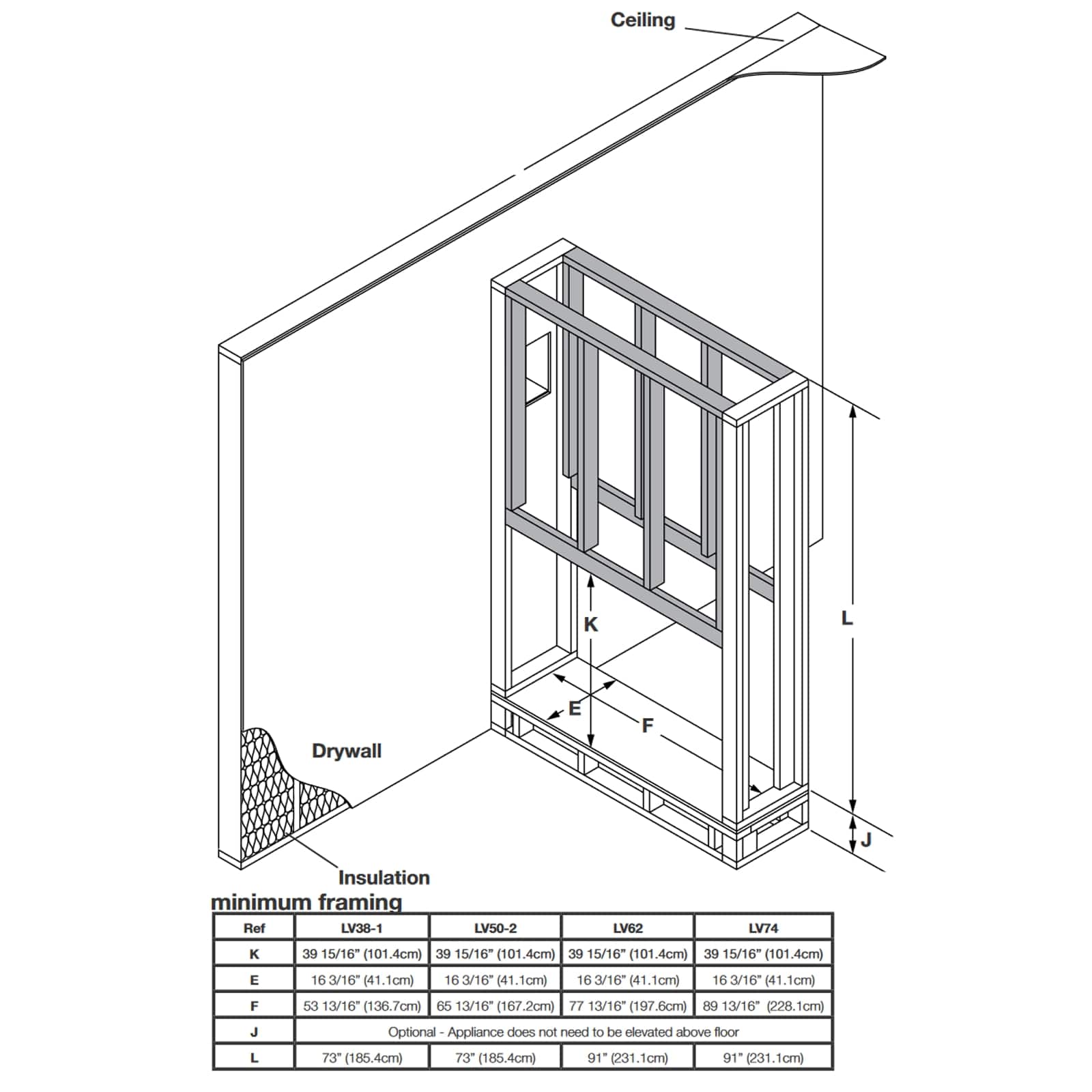 Napoleon Vector 74 See-Through Linear Direct-Vent Gas Fireplace - LV74N2