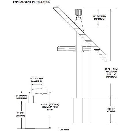 Napoleon Ascent X 36 Direct Vent Gas Fireplace - GX36 