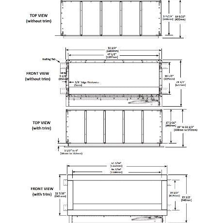 Napoleon Galaxy One-Sided Outdoor Linear Gas Fireplace - GSS48