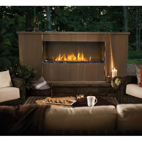 Napoleon Galaxy One-Sided Outdoor Linear Gas Fireplace - GSS48 SAMPLE PHOTO