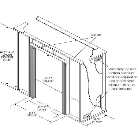 Napoleon High Country 5000 Wood Burning Fireplace - NZ5000-T