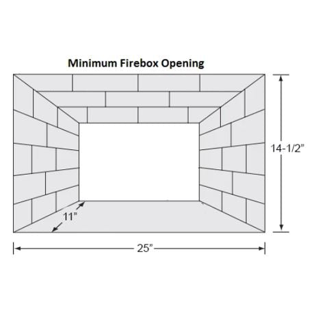 Napoleon Inspiration ZC Direct Vent Gas Fireplace Insert - GDIZC-NSB